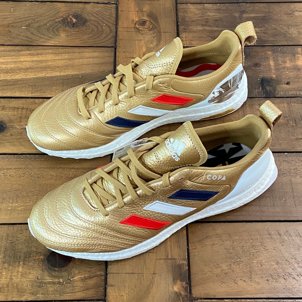 Kith Adidas COPA Mundial 18 UltraBoost Golden Goal Pack Gold CG7065 Mens 8 NWOB